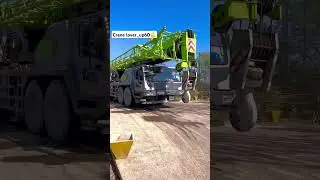 80Ton zoomlion #crane #cranelover #cranework #youtubeshorts #cranestatus #shortvideo #up60ballia