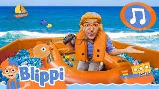 Blippi Fishes in the Ocean - Imagination Play | Blippi 🚀 | Nursery Rhymes