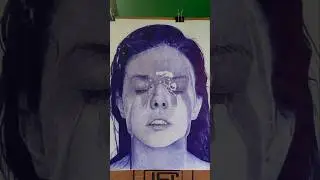 Ball pen hyper realistic potrait. #music #art #ballpenart #creative #drawing #sketch #ballpen
