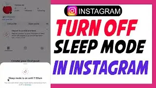 Как отключить спящий режим в Instagram