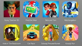 Scary Teacher 3D, Find The Alien, Nick & Tani Funny Story, Mechangelion, Hide In Backrooms,KooplyRun