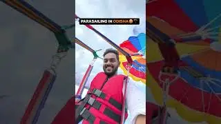 PARASAILING in ODISHA@ODISHA_KUHE #parasailing #tourism #odisha #puri #konark #marine #mrbashudev