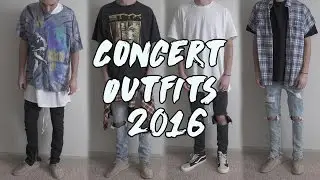 MY CONCERT OUTFITS 2016 | Drake, Kanye, Bieber & More!