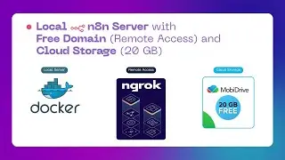 Set Up a Local n8n Server with Free Domain & Cloud Storage #n8n #tutorial