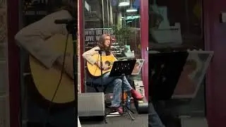 Cover of Bobby McGee #acousticcover #livemusic #busstation #singersongwriter
