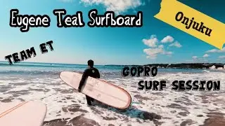 【Eugene Teal Surfboards Japan 】JPSAグランドチャンピオン&times;3 ユージンティール。Longboard Surfing GoPro Session. /singlefin