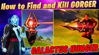 How to FIND GORGER and Kill Easily Fortnite Galactus Drone