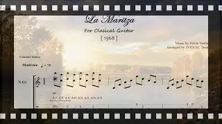 La Maritza(마리짜 강변의 추억) - Classical Guitar TAB (PDF) | Sylvie Vartan