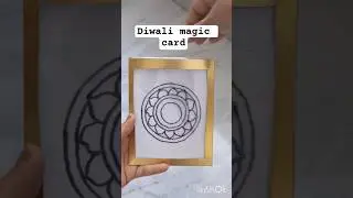 Diy diwali magic card #diycraft #diwalicraft #festivecrafts #shorts #diy #trending #magic card#new