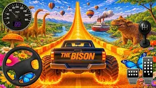Impossible Monster Car Stunt Driving &ndash; World Mega Ramps &ndash; Android Gameplay