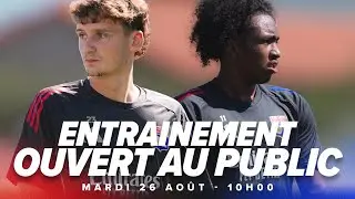 Suivez l'int&eacute;gralit&eacute; de l'entra&icirc;nement de l'OL en direct !