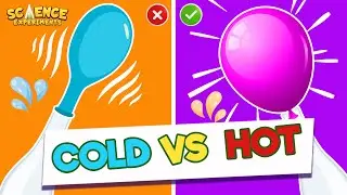 Self-Inflating Balloon | Hot And Cold Air Science Experiment For Kids | Cold And Hot Balloon Trick