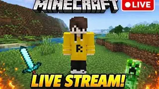 minecraft survival 🤗 live stream || minecraft Survival Hindi gameplay
