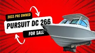 Used 2023 Pursuit DC 266 27 ft Dual Console Boat For Sale In Jacksonville, FL: Walkaround