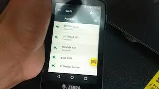 SOLUCI&Oacute;N Error WiFi inhabilitado Android  Zebra Tc25