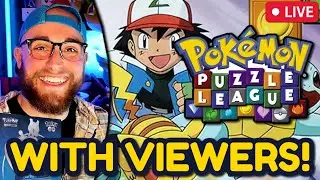 POKEMON PUZZLE LEAGUE SWITCH RELEASE NIGHT WITH VIEWERS! Let's Relive My Childhood!