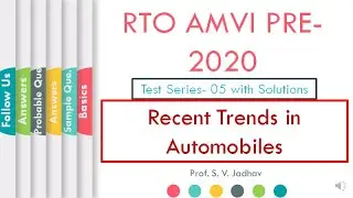 RTO AMVI 2020 | Test Series 05 | Mission AMVI 2020 | LLAGT #LLAGT
