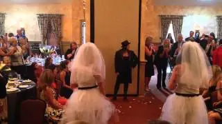The BEST Lesbian Wedding Entrance - Adorable  Wife was so surprised