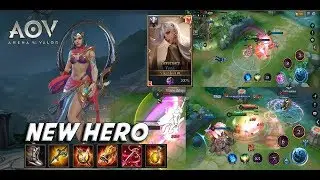 YENA NEW HERO SIDE LINE + BEST COMBO GUIDE | AoV | 傳說對決 | RoV | Li&ecirc;n Qu&acirc;n Mobile | vhan channel