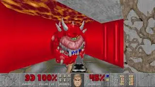 Doom 2 Mod Earthless Prelude:  Cassandra Complex Map 05 gameplay with a crazy Cyberdemon boss fight