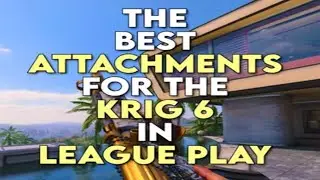 The BEST ATTACHMENTS For The KRIG 6 in LEAGUE PLAY on Cold War #SHORTS