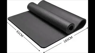 Huaf Yoga Mat Extra Thick Exercise Yoga Mat