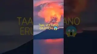 TAAL VOLCANO ERUPTION 2025 #shorts #taalvolcano #taalvolcanoeruption #taalvolcanoupdate #dgivlog