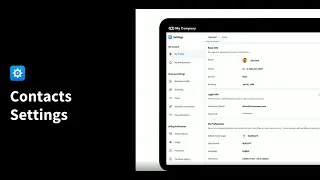 Contacts Settings