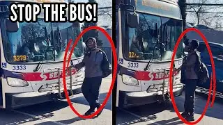 SEPTA bus driver refuses to stop! Instantly regrets it! Philadelphia, PA