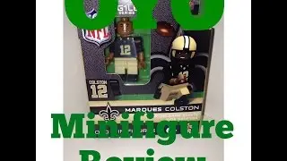 OYO NFL (N.F.L.) Marques Colston Mini Figure Review (Lego Clone)