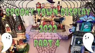 Lemax Spooky Town Display 2022 Part 4