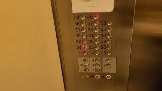 3x Otis Service Elevators @Hotel Presidential (Marriott), Warsaw, Poland