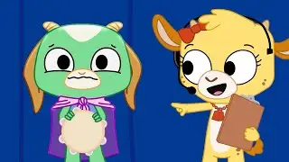 Tembleque tiene miedo | Dibujos animados para niños #rockolandia