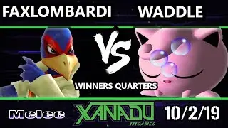S@X 322 SSBM - Faxlombardi (Falco, Fox) Vs. waddle (Jigglypuff) Smash Melee Winners Quarters