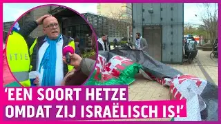 Demo tegen antisemitisme op Erasmus Universiteit: &lsquo;Laffe bestuurders!&rsquo;