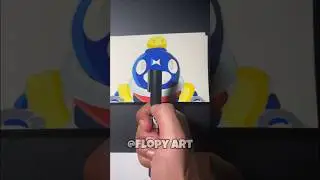 Drawing Brawl Stars Characters Pt.1! Tick! 💣 (#shorts) #art #viral