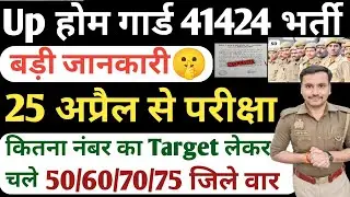 Up homeguard Safe Score 2026| Up Homeguard District Wise Cutoff 2026| Up Home Guard Exam Date 2026