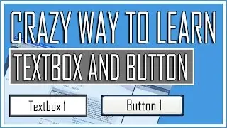 Visual basic Beginners Lesson 1 - Button and text (Crazy tutorial)