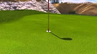 Golden Tee Great Shot on Desert Valley!