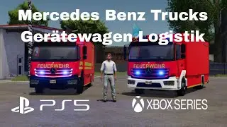 LS25 Feuerwehr (Ps5)  Mercedes Benz Trucks Ger&auml;tewagen Logistik Modvorstellung (Ps5,Xbs,PC/Mac) 