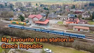 Early Spring in Starkoč - my favourite train station in Czech Republic @TVCeskeDrahy