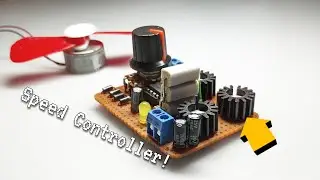 Control Any Dc Motor With This Circuit With Timer!  | @chadtag 