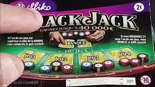 GRATTAGE DE 10 BLACK JACK