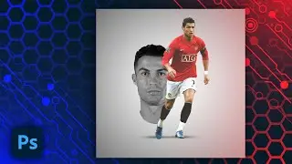 Design a dynamic sports poster in photoshop