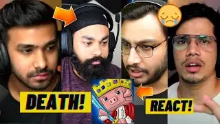 Indian Minecraft Youtubers Reaction On TechnoBlade Death 😭, Techno Gamerz, GamerFleet, Chapati Gamer