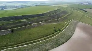 Maiden Castle Drone Footage Montage