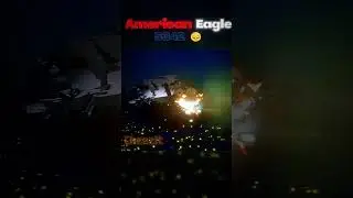 A Normal Emergency Landing?| American Eagle 5342 | #shorts #aviation #usa #edit