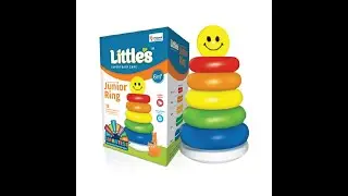 Little's Junior Ring (Plastic, Multicolored) | Learn Colors with Stacking Rings, #StackingRings