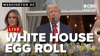 WATCH LIVE: The White House Easter Egg Roll is taking place on the South Lawn