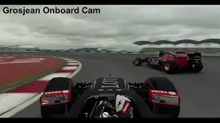 Romain Grosjean Spins at Sepang Last Corner || #F1Clips #shorts